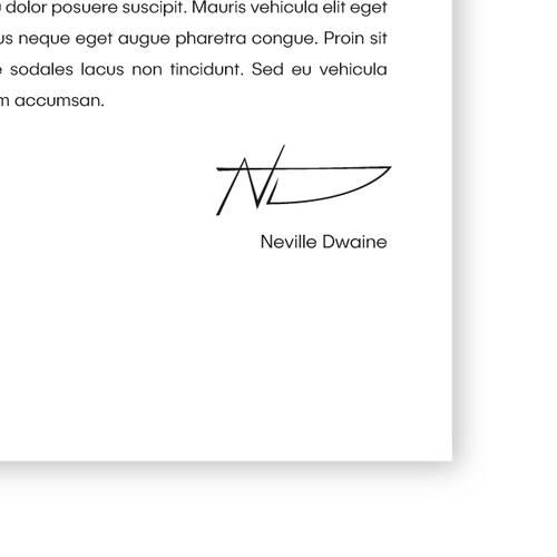 Digital Signature Design Diseño de HueblendStudios