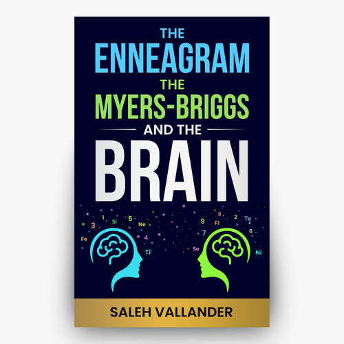 Personality and the Brain (book cover)-ontwerp door Hisna