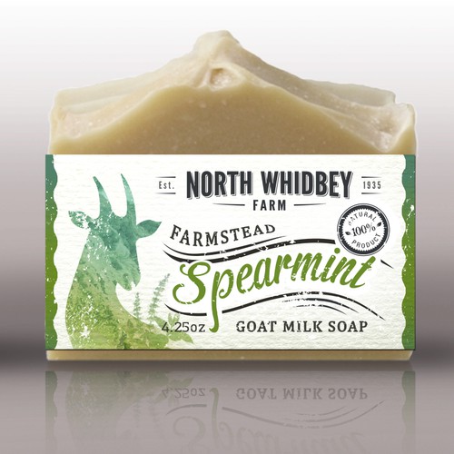 Create a striking soap label for our natural soap company with more work in the future Design por BrSav