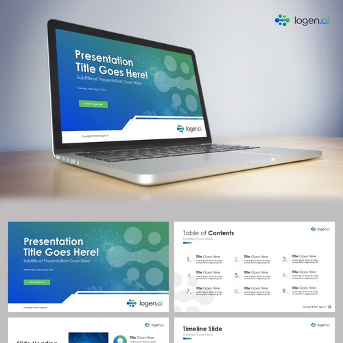 KI-Startup need a creative Powerpoint Template Design Design by Wisden