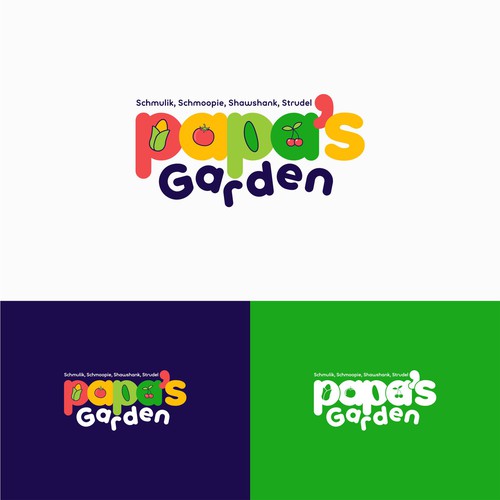 Fun garden logo for our kids to honor grandpa Design by Logood.id