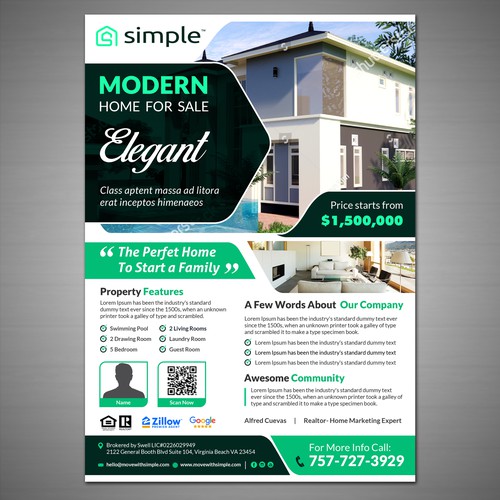 Designs | Eye catching real estate flyer | Postcard, flyer or print contest