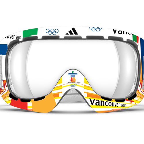 Design adidas goggles for Winter Olympics デザイン by smallheart