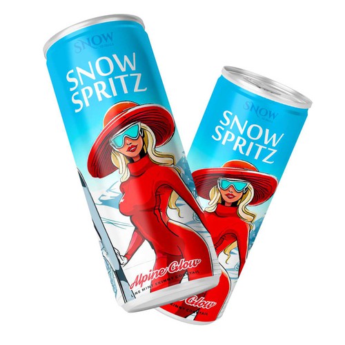 Snow Tequila Cocktail CANS Design by GenScythe