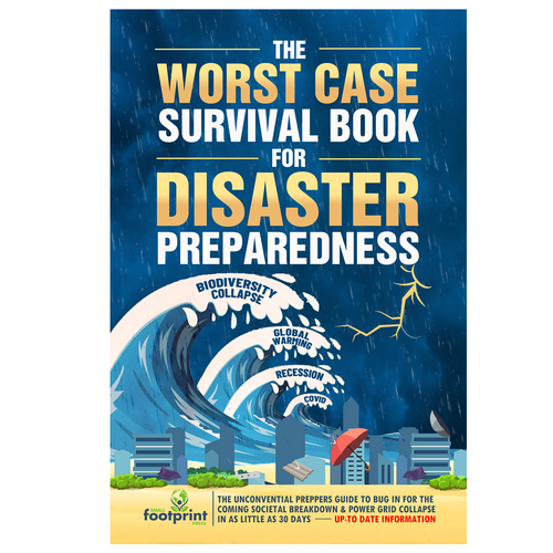 Sustainable Survival Book Cover | Extravagant Book Cover Design Design by Nat Pearl Designs