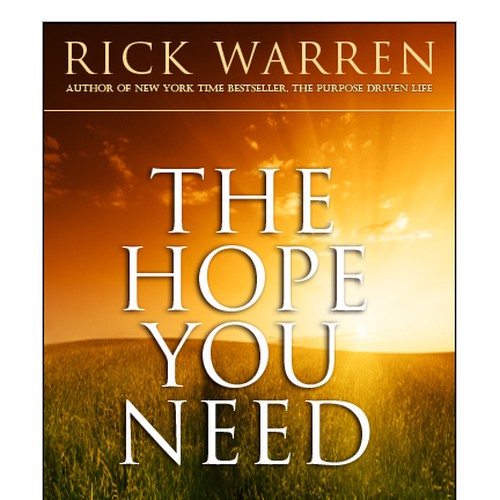 Design Rick Warren's New Book Cover Diseño de Endrias