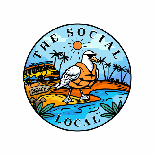 Beachy Clothing Brand Logo Design by Ongie