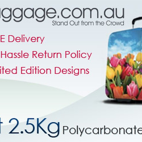 Create the next banner ad for Love luggage Design by metaXsu