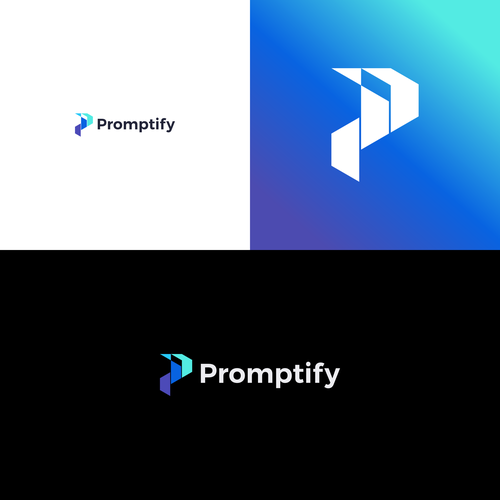 Modern, Simple and Sleek Logo for Promptify.com Design by [L]-Design™