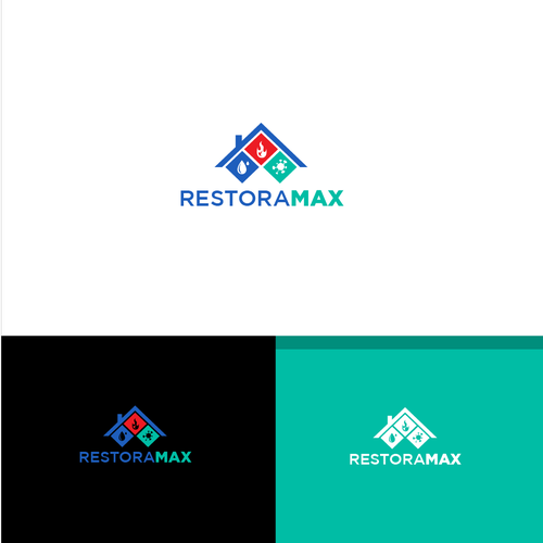 Restoration Company Branding. Design by shadow`art