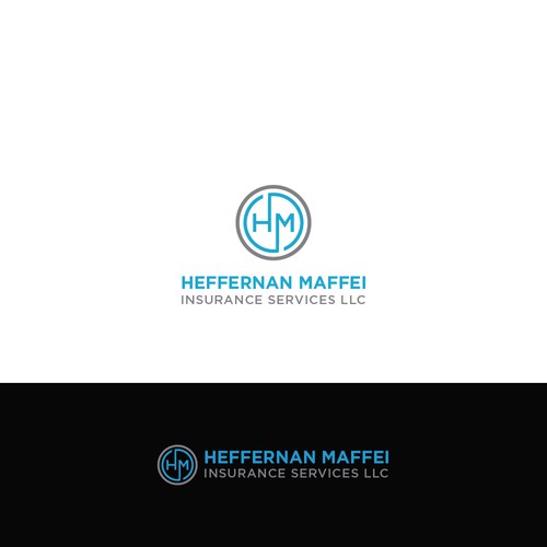 Heffernan Maffei Insurance Services Logo Design Design by Boldpen