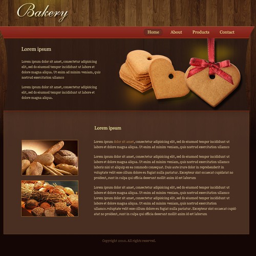 1-3 Page Website Template Design von Bili