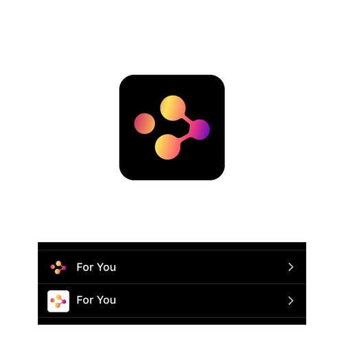 For You social media algorithm icon (app icon) Design von Luckart.id