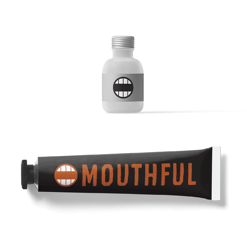 Strong, spunky yet clean logo for mouthful Design réalisé par EWMDesigns