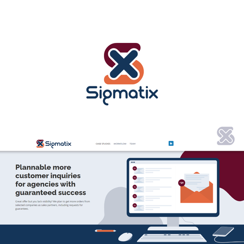 Rebranding - Logo for sales agency Design by 3AM3I