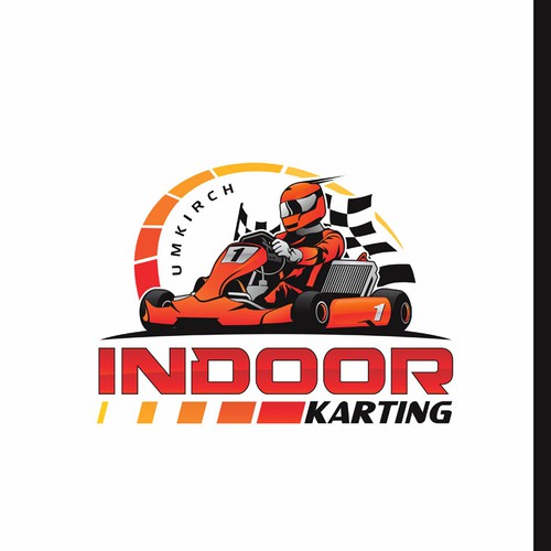 Neues Logo für Indoor Kartbahn - new logo for indoor go kart racing Design by hey John!