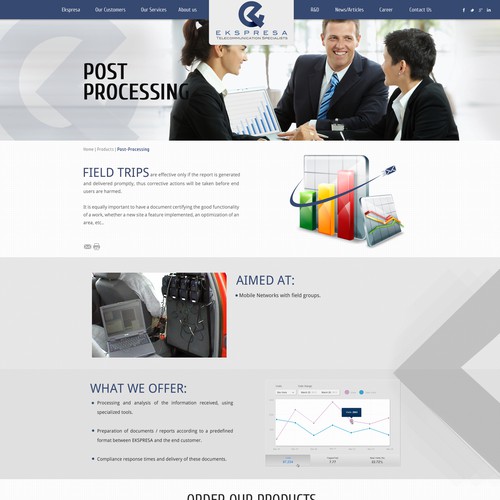 Parallax Website Design Wanted for Ekspresa Diseño de DezignLAB