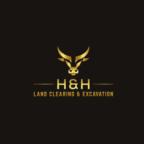 LOGO AND LETTER HEAD FOR H&H LAND CLEARING AND EXEXCAVATION Diseño de Artmaniadesign