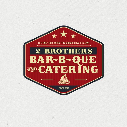 2 Brothers Bar B Que And Catering Logo Design Contest