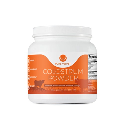 Design di Re-design Supplement Label to capture Amazon shopper attention & boost CTR - Colostrum Powder di Shisiouk