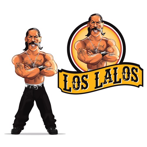 Argentinian Mexican gang boss retires to start a food gang -- needs fun cartoon logo! Design by micilijana