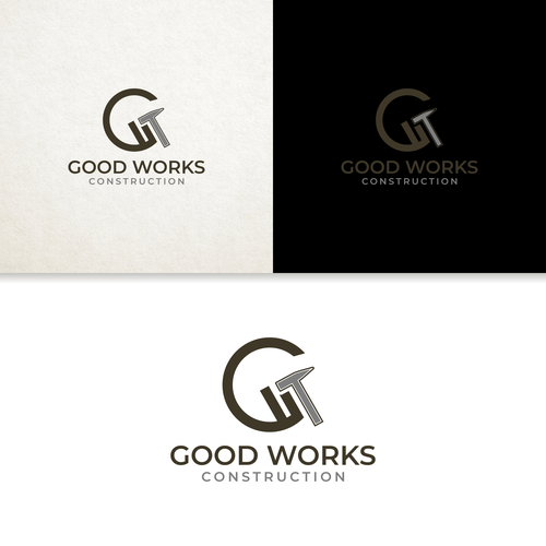 Classy construction logo Design by D E B O ™