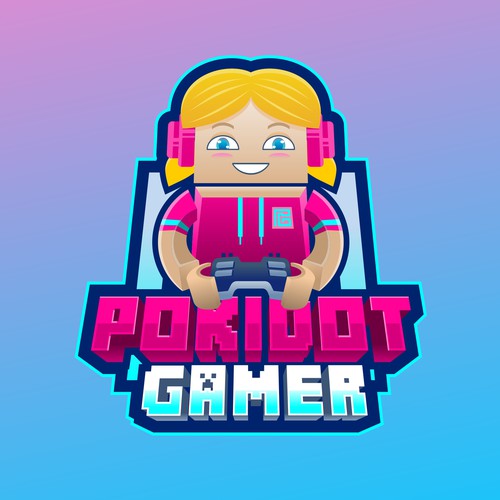 Popular Gamer Needs Logo to Beat All The Noobs! Design by Vectamodd