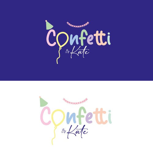 Brand design for maximalist joyful party planning business Design by Imran Hameed Khan