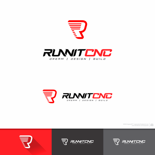 Designs Runnit CNC Machine shop branding Logo & brand identity pack