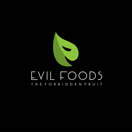 Design a unique, funky logo for "Evil Foods" a food company offering healthy, too good to be true snacks. デザイン by ardhaelmer