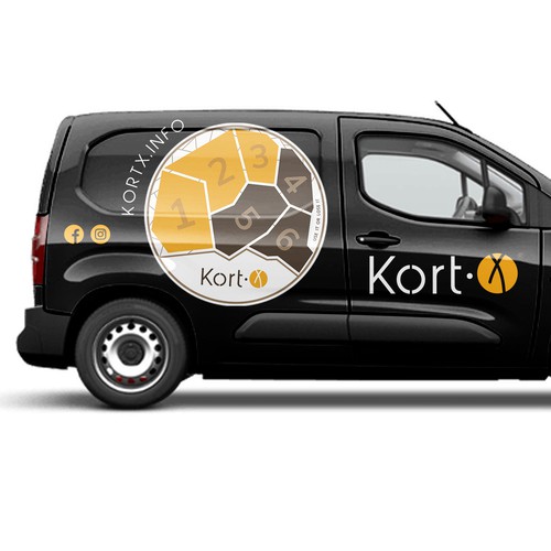 Branding für Lieferwagen (Opel Combo Cargo 2019, schwarz)
