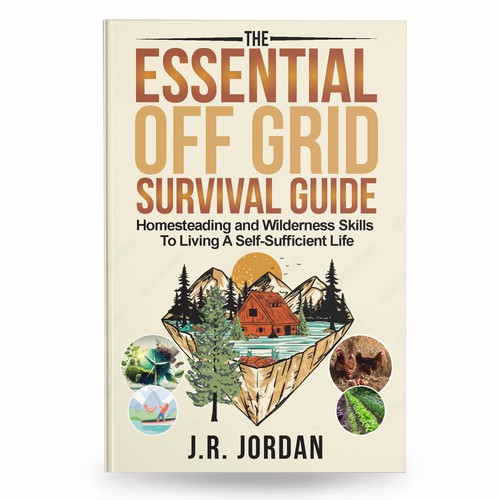 Design di We need a Special book cover for our off grid living book di anisha umělec