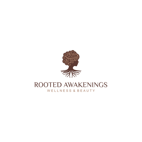 Logo to help empower women in self care to holistically reverse hair loss issues Design by Giovani.M