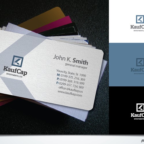Create the next logo for KaufCap Investments, Ltd. Diseño de Kaelgrafi