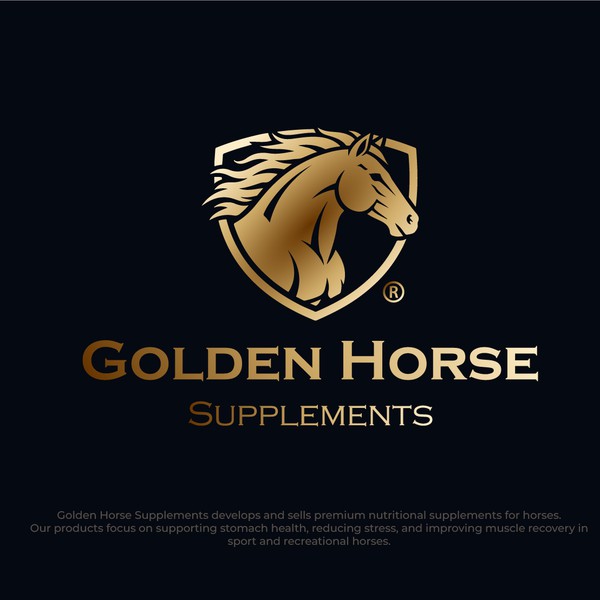 Design realizzato da YASINNE intitolato "Golden Horse Supplements"