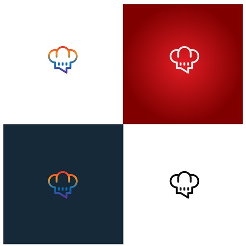 "CHEF": Food & Cooking Social Media Logo Design by Koemala™