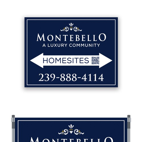 Upscale and Sophisticated New Homes for Sale - Signage Design by GraphicVersa