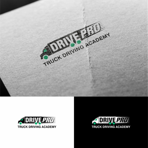 Logo for a Truck Driving Academy-ontwerp door >NAZ<