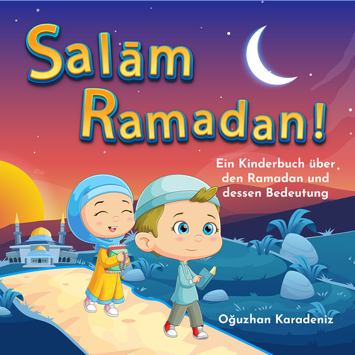 Children´s Book COVER to teach children about Ramadan in a lovely way Design by H-Izz Design