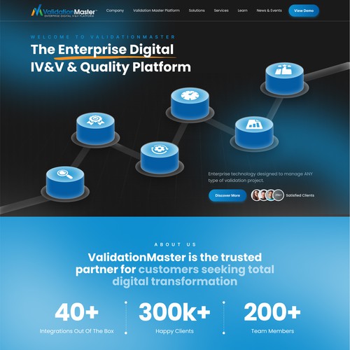 ValidationMaster Digital IV&V Website Re-Design Project Design by monodeepsamanta