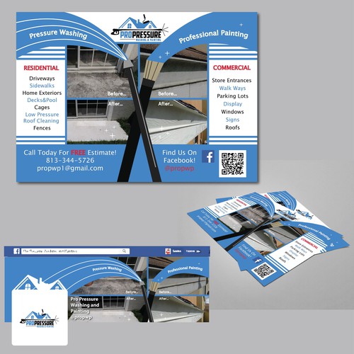 R U a real artist? Pro Pressure Washing & Painting flyer creation ...
