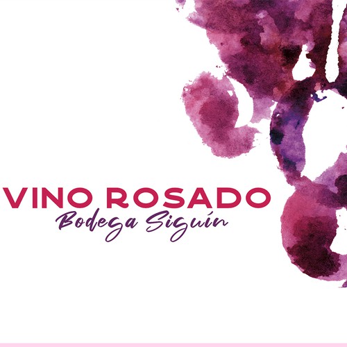 Etiqueta que represente la personalidad de nuestro vino rosado PinK-3 Design by d6gn