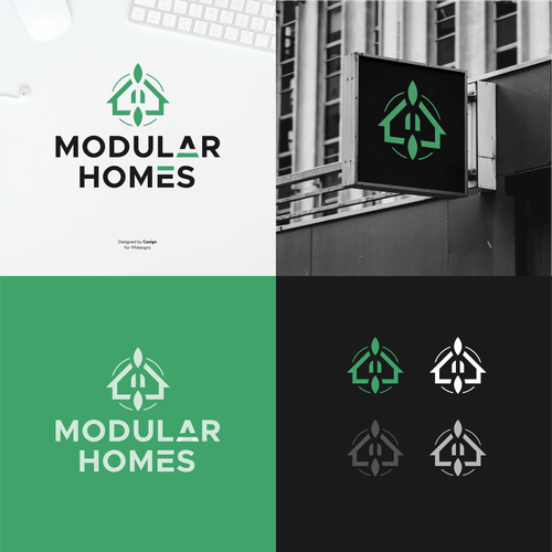 Logo for Modular Homes Company Design by casign