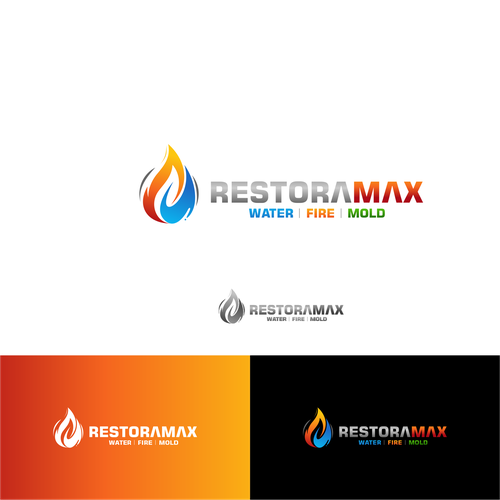 Restoration Company Branding. Design by Zn Digital