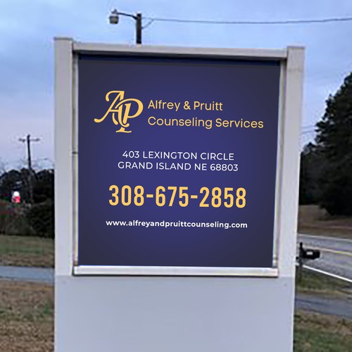 Design di We Need a Professional Street-Facing Sign for Our New Counseling Location di BIG_BRAIN_AX