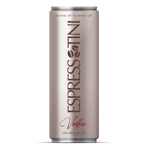 We need a Sexy, Luxuriously Designed Espresso Martini in a Can that appeals to women (and men). Design by ikoniske™