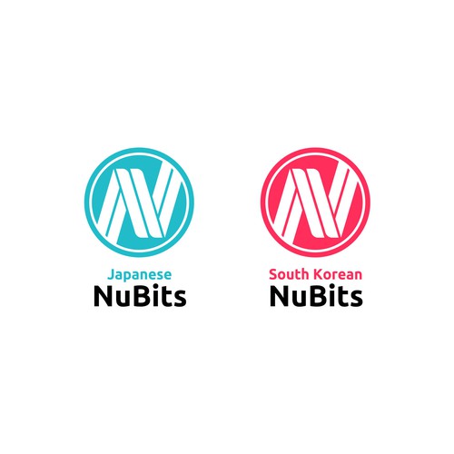 Vectorize logo and pick colors of new NuBits for South Korea and Japan Design by jayaraya