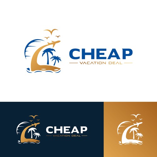 Modern online travel agency needs powerful eye catching logo Design by reiffal®