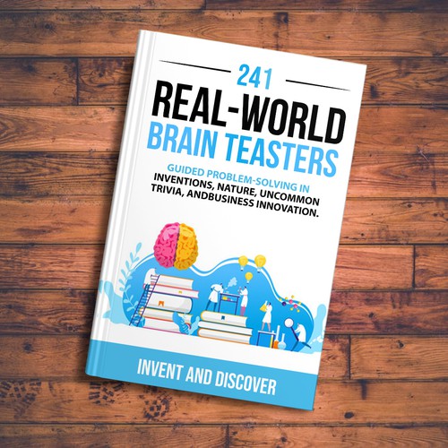 Book Cover - Creativity, Innovation, Inventions, Lateral thinking Design by Zahari Studio