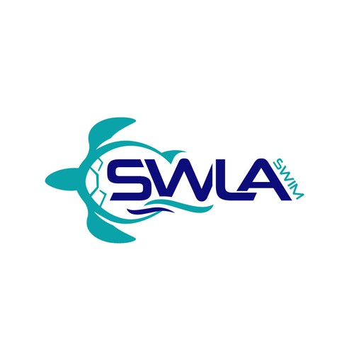 "Design the logo for an up and coming USA swim team of champions" winning Logo design